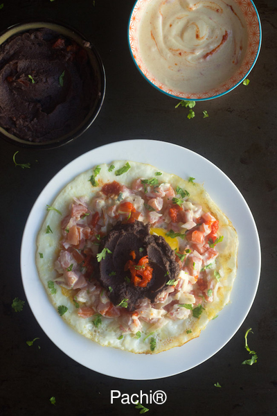 Tortillas de claras de huevos